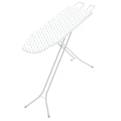 Gifi Entretien Du Linge|Table à repasser motif point parsemé blanche et bleue