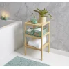 Gifi Aménagement Salle De Bain^Étagère bambou 3 niveaux