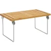 Gifi Rangement|Étagère en bambou sur pieds en fer 30x15xH18cm