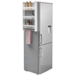 New Gifi Étagère latérale à suspendre bois blanc