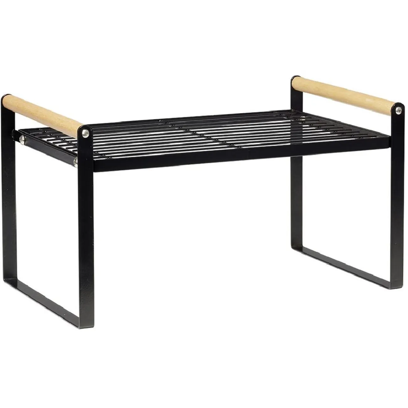 Discount Gifi Étagère à poser métal et bois 35,5x19,5xH19,5cm