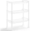 Discount Gifi Étagère à poser 3 niveaux plastique transparent 32,5x18xH.33,5cm