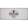 Gifi Nettoyage Et Entretien|Tapis de cuisine antidérapant absorbant inscription Cooking 120x50cm