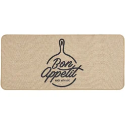 Gifi Nettoyage Et Entretien|Tapis de cuisine design Bon appétit 100x45 cm