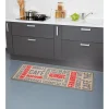 Gifi Nettoyage Et Entretien|Tapis de cuisine gris beige et rouge