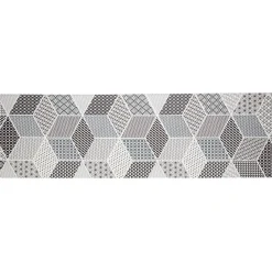 Gifi Nettoyage Et Entretien|Tapis de cuisine imprimé carreau de ciment 150 x 45 cm