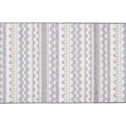 Gifi Nettoyage Et Entretien|Tapis de cuisine imprimé ethnique vert 80x50cm