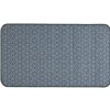 Gifi Nettoyage Et Entretien|Tapis de cuisine imprimé rosaces bleu gris 80x45 cm