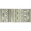 Gifi Nettoyage Et Entretien|Tapis de cuisine latex imprimé vert 120x50 cm