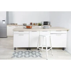 Gifi Nettoyage Et Entretien|Tapis de cuisine motif géométrique