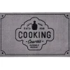 Gifi Nettoyage Et Entretien|Tapis de cuisine rectangulaire gris
