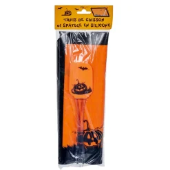 Outlet Gifi Tapis de cuisson Halloween avec spatule