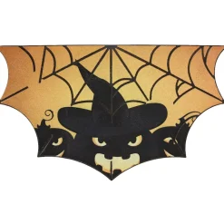 Gifi Nettoyage Et Entretien|Tapis d'entrée Halloween design toile d'araignée