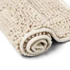 Gifi Aménagement Salle De Bain^Tapis de salle de bain chenille taupe 65x45 cm