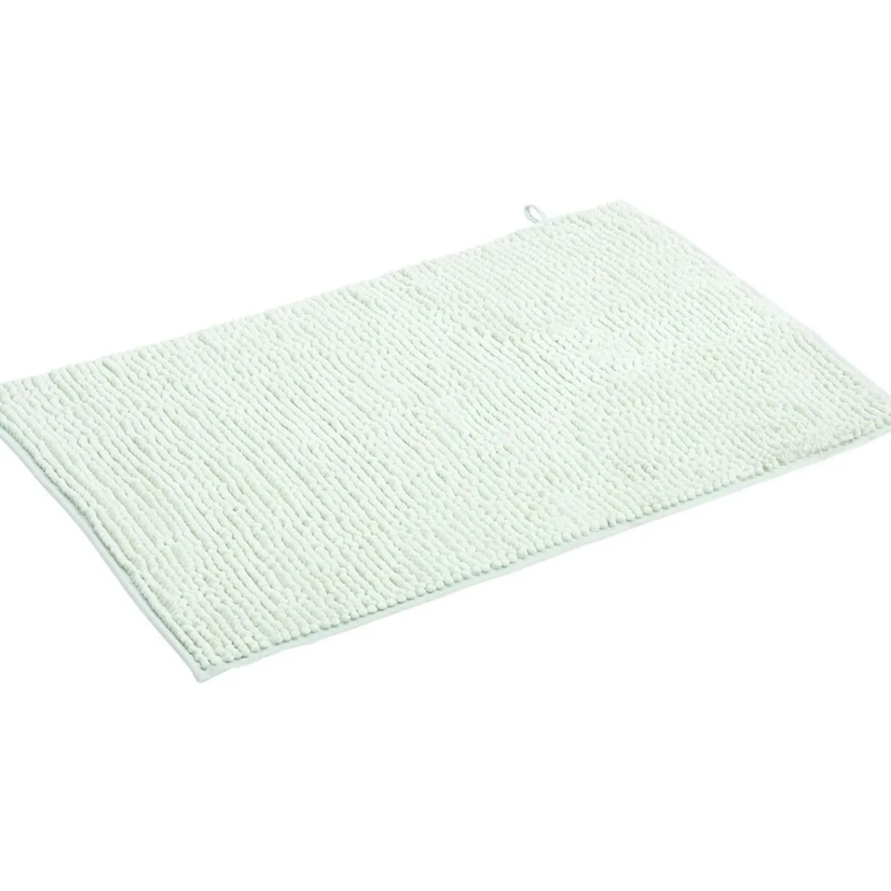 Gifi Aménagement Salle De Bain^Tapis de salle de bain chenille vert 45x65cm