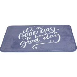 Gifi Aménagement Salle De Bain^Tapis de salle de bain en microfibre
