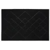 Gifi Nettoyage Et Entretien|Tapis d'extérieur noir design losanges 60x40 cm