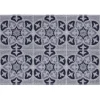 Gifi Nettoyage Et Entretien|Tapis extérieur antidérapant grattant carreau ciment bleu gris 75x45cm