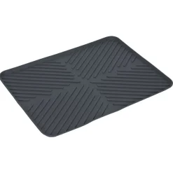 Best Gifi Tapis égouttoir en plastique rainuré gris - L.40xl.30cm