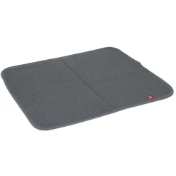 Best Gifi Tapis égouttoir gris pour évier 45x39cm