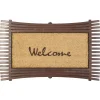 Gifi Nettoyage Et Entretien|Tapis paillasson coco Welcome bordé de lamelles