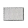Gifi Nettoyage Et Entretien|Tapis rectangulaire imprimé graphique blanc et noir