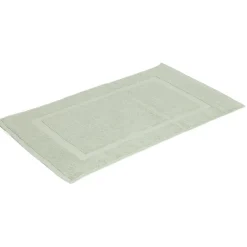 Gifi Aménagement Salle De Bain^Tapis salle de bain coton vert 70x40 cm
