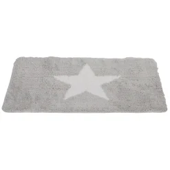Gifi Aménagement Salle De Bain^Tapis salle de bain gris design étoile