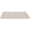 Gifi Aménagement Salle De Bain^Tapis salle de bain à mémoire forme rectangulaire gris taupe