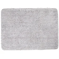 Gifi Aménagement Salle De Bain^Tapis salle de bain rectangulaire gris et blanc