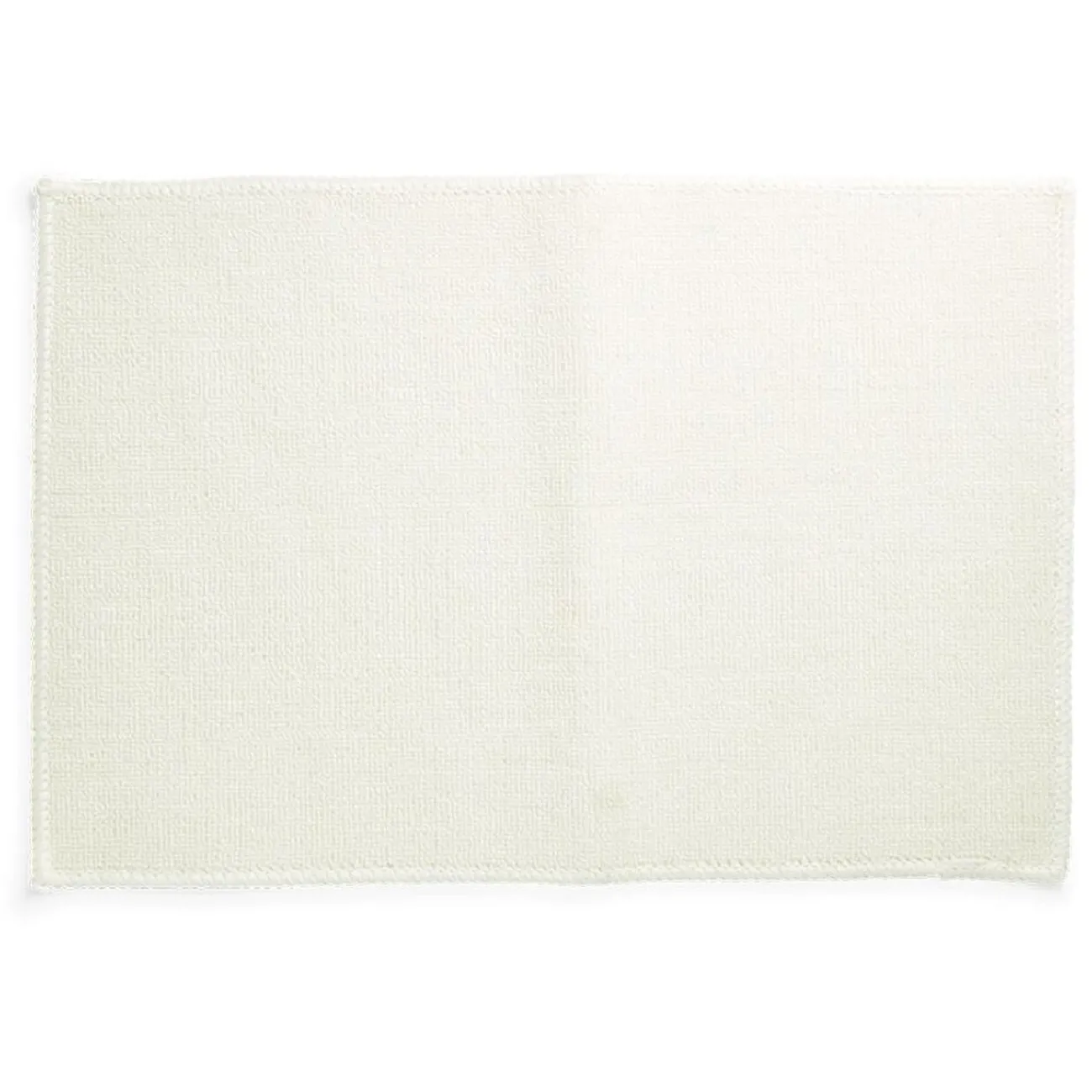 Gifi Aménagement Salle De Bain^Tapis salle de bain 57x38cm polypropylène et latex blanc