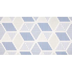 Gifi Nettoyage Et Entretien|Tapis vinyle confort imprimé bleu et blanc 100x50cm