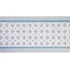 Gifi Nettoyage Et Entretien|Tapis vinyle imprimé géométrique bleu gris L. 99 cm