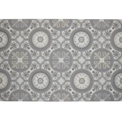 Gifi Nettoyage Et Entretien|Tapis vinyle motif carreau de ciment gris et blanc