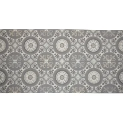 Gifi Nettoyage Et Entretien|Tapis vinyle motif carreau de ciment gris et blanc