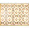 Gifi Nettoyage Et Entretien|Tapis vinyle motif carreau de ciment jaune et blanc 72x95cm
