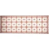 Gifi Nettoyage Et Entretien|Tapis vinyle motif carreau de ciment rouge et beige 45x95cm