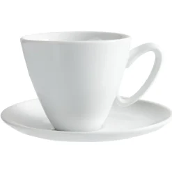 Best Gifi Tasse à café blanche avec sous tasse modèle slide