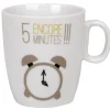 Best Gifi Tasse à café blanc motif réveil