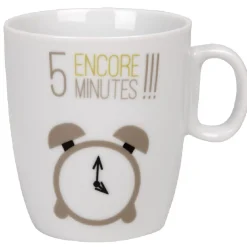 Best Gifi Tasse à café blanc motif réveil