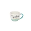 Sale Gifi Tasse expresso porcelaine bleu inscription "Sunshine of my Life" 9 cl
