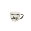 Best Gifi Tasse à expresso porcelaine vert avec inscription "Good Morning" 9 cl