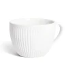Best Gifi Tasse porcelaine 42cl strie embossée blanche