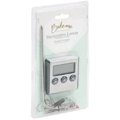 Discount Gifi Thermomètre de cuisine à sonde avec minuteur