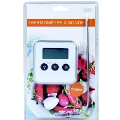 Online Gifi Thermomètre de cuisine à sonde minuteur