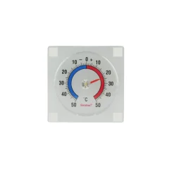 Best Gifi Thermomètre 4 saisons Métaltex adhésif fenêtre extérieure