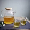 Outlet Gifi Théière en verre et bambou 1,6L
