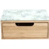 New Gifi Tiroir à dosettes motif feuilles bambou