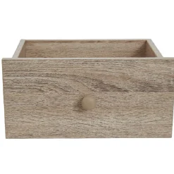 Gifi Rangement|Tiroir pour étagère cube bois clair