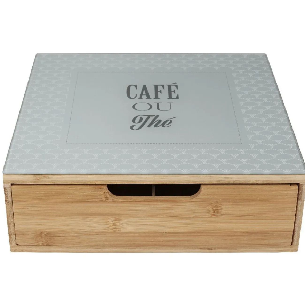 Hot Gifi Tiroir toutes dosettes design "Café ou thé"